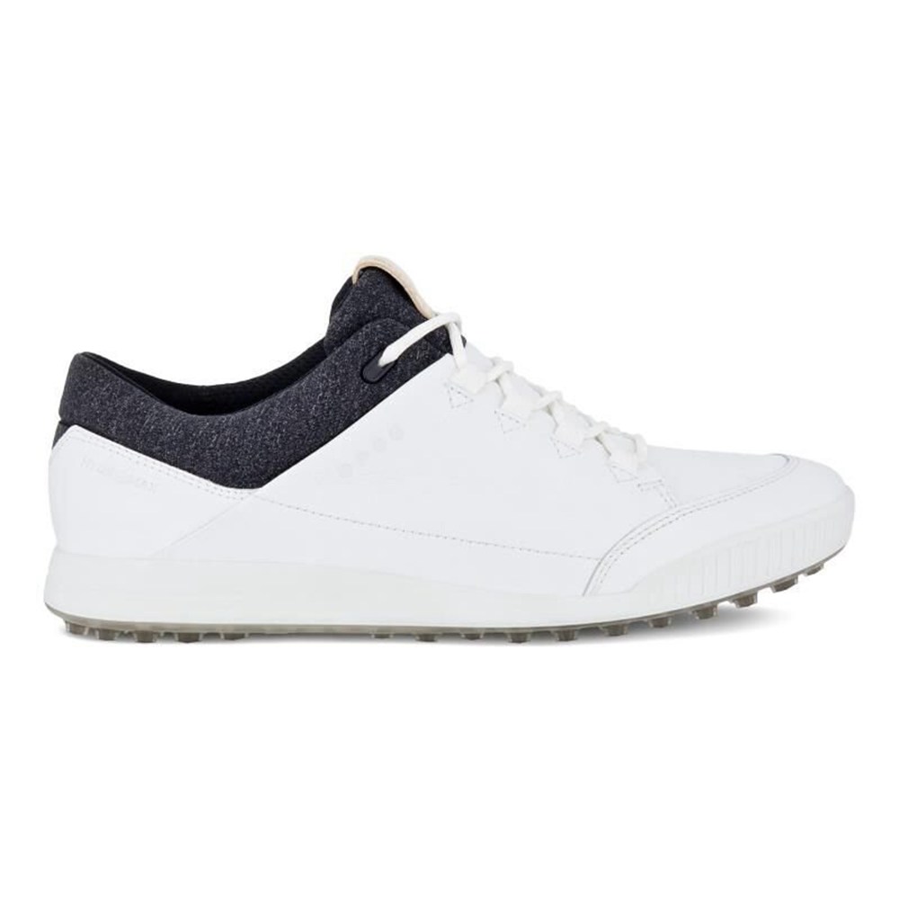 Mens Golf Shoes - ECCO Street Retro - White - 1940GPSNA